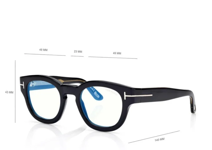 Icon Blue Block Round Opticals