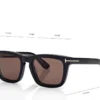 Icon Blue Block Square Opticals mit aufsteckbarer Sonnenbrille