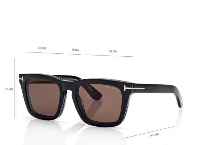 Icon Blue Block Square Opticals mit aufsteckbarer Sonnenbrille