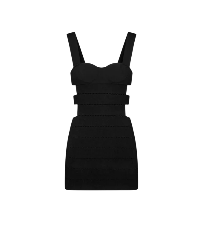 Intarsien-Strick-Minikleid Intarsien-Strick-Minikleid