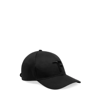 Kappe aus Canvas und glattem Leder