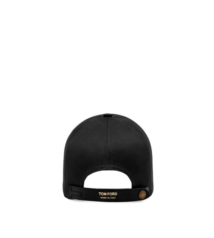 Kappe aus Canvas und glattem Leder