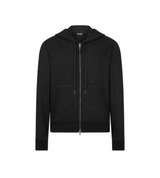 Kaschmir-Hoodie mit Reißverschluss