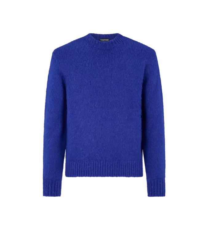 Kaschmir-Pullover mit Rundhalsausschnitt