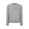 Kaschmir-Pullover mit Rundhalsausschnitt