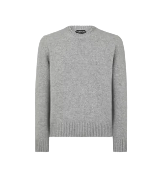 Kaschmir-Pullover mit Rundhalsausschnitt