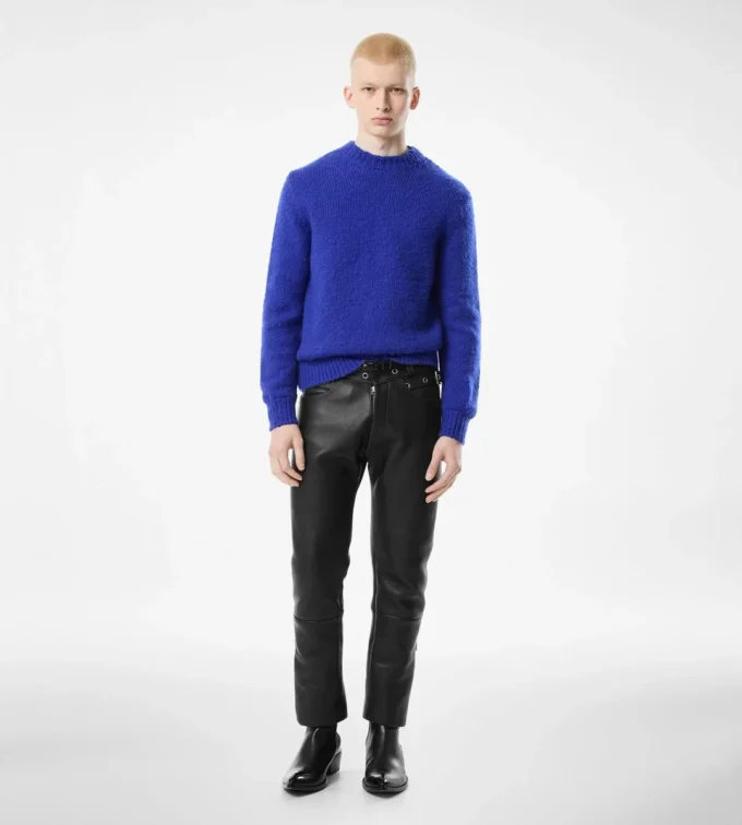 Kaschmir-Pullover mit Rundhalsausschnitt