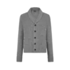 Kaschmir-Strickjacke mit Schalkragen