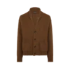 Kaschmir-Strickjacke mit Schalkragen Kaschmir-Strickjacke mit Schalkragen