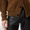 Kaschmir-Strickjacke mit Schalkragen Kaschmir-Strickjacke mit Schalkragen