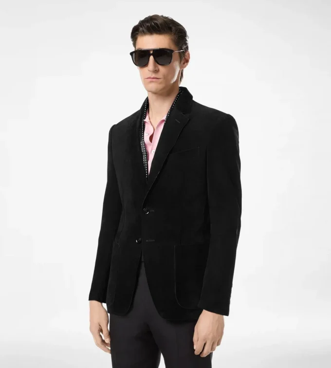 Kaschmir-Wildleder-Blazer