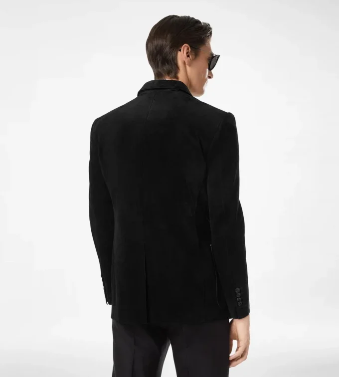 Kaschmir-Wildleder-Blazer