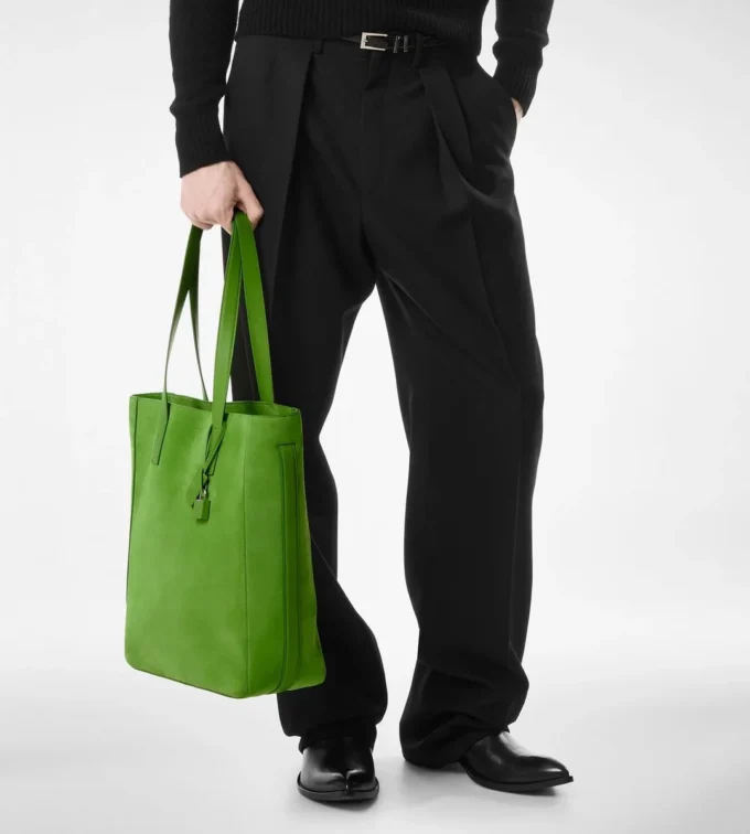Kaschmir-Wildleder North South Tote Kaschmir-Wildleder North South Tote