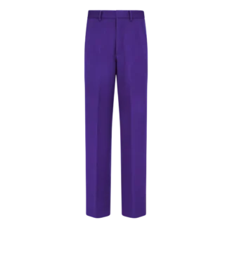 Kaschmirhose mit doppelt teilbarer Twill-Struktur