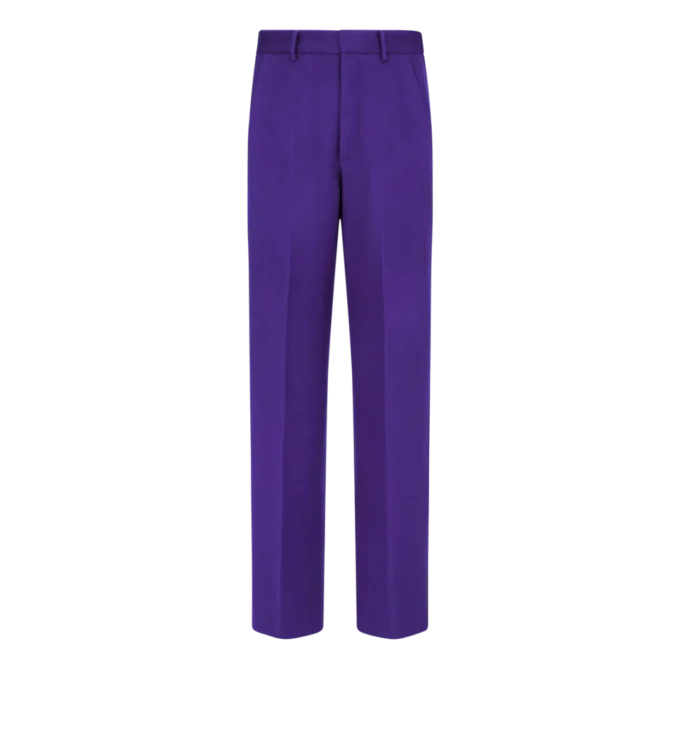 Kaschmirhose mit doppelt teilbarer Twill-Struktur Kaschmirhose mit doppelt teilbarer Twill-Struktur