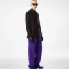 Kaschmirhose mit doppelt teilbarer Twill-Struktur Kaschmirhose mit doppelt teilbarer Twill-Struktur
