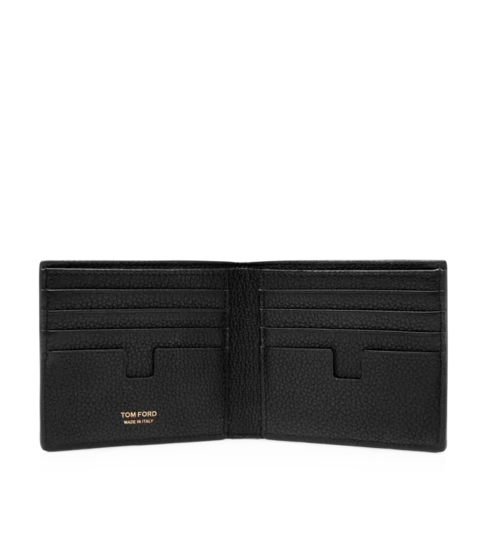 Klassische Brieftasche aus genarbtem Leder Klassische Brieftasche aus genarbtem Leder