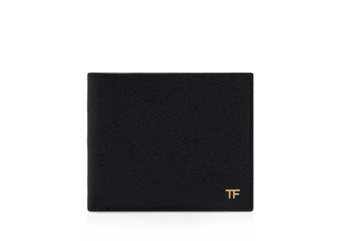 Kleine Brieftasche aus genarbtem Leder