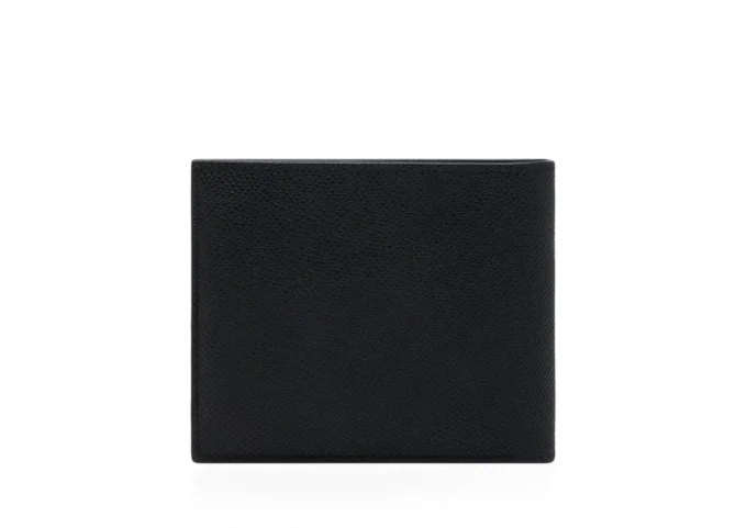 Kleine Brieftasche aus genarbtem Leder