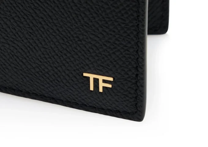 Kleine Brieftasche aus genarbtem Leder