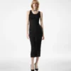 Knielanges Weste-Kleid mit Tom Ford Metallplakette Knielanges Weste-Kleid mit Tom Ford Metallplakette