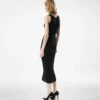 Knielanges Weste-Kleid mit Tom Ford Metallplakette Knielanges Weste-Kleid mit Tom Ford Metallplakette