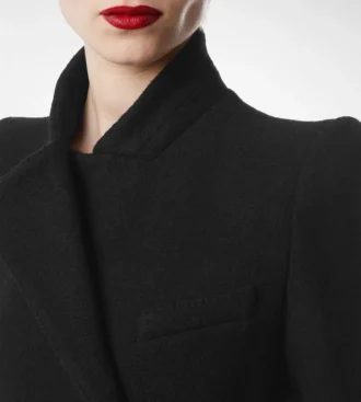 Kompakte Stretch-Bouclé-Wickeljacke