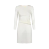 Kurzes Kleid mit Cut-Out und Kettenverschluss
