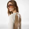 Kurzes Kleid mit Cut-Out und Kettenverschluss