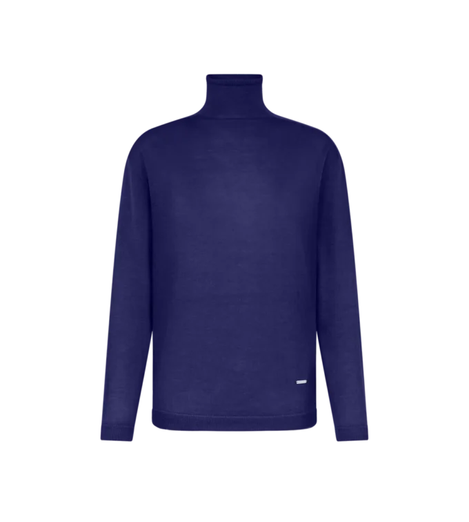Langärmeliger Rollkragenpullover mit Tom Ford Metallplakette
