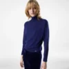 Langärmeliger Rollkragenpullover mit Tom Ford Metallplakette