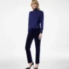 Langärmeliger Rollkragenpullover mit Tom Ford Metallplakette