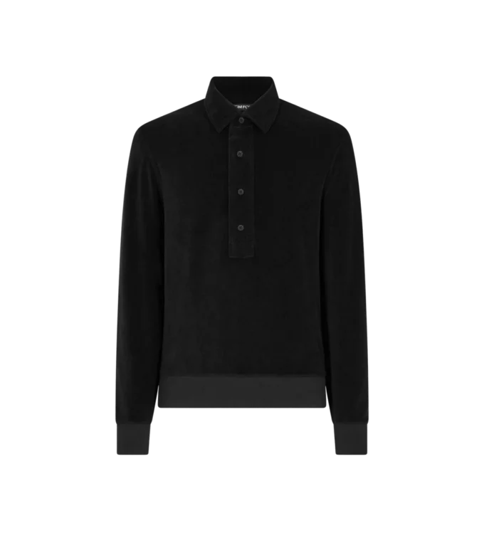 Langärmeliges Frottee-Polo