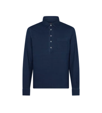 Langärmliges Baumwoll-Polo