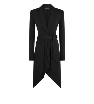 Langärmliges Wickelkleid Langärmliges Wickelkleid