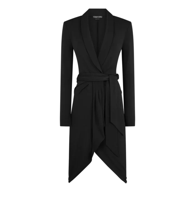 Langärmliges Wickelkleid Langärmliges Wickelkleid