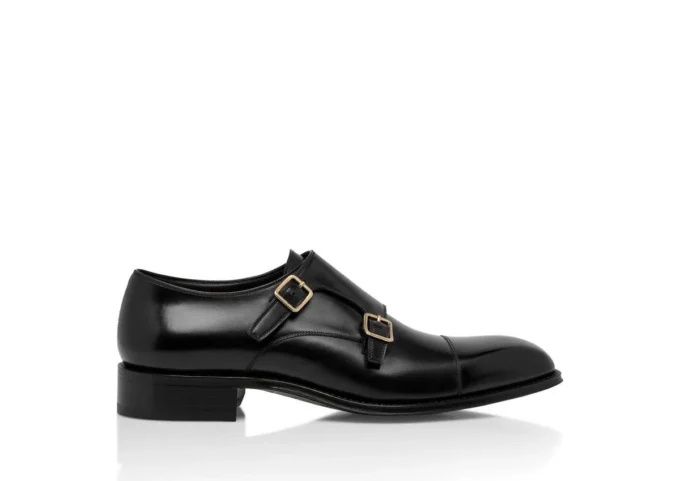 Leder Claydon Monk Strap