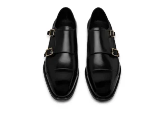 Leder Claydon Monk Strap