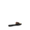 Leder-Pantolette mit Vorhängeschloss Leder-Pantolette mit Vorhängeschloss