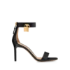 Leder-Sandalen mit Vorhängeschloss Leder-Sandalen mit Vorhängeschloss