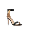 Leder-Sandalen mit Vorhängeschloss Leder-Sandalen mit Vorhängeschloss