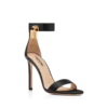 Leder-Sandalen mit Vorhängeschloss Leder-Sandalen mit Vorhängeschloss