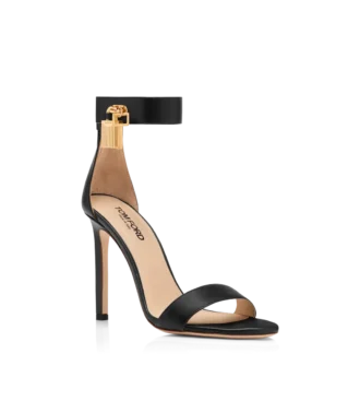 Leder-Sandalen mit Vorhängeschloss Leder-Sandalen mit Vorhängeschloss