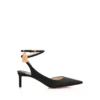 Leder-Slingback mit Padlock