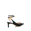 Leder-Slingback mit Padlock