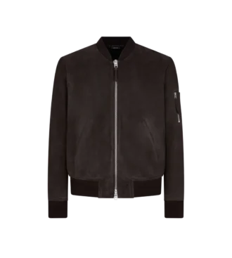 Leichte Bomberjacke aus Wildleder