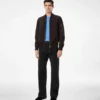 Leichte Bomberjacke aus Wildleder
