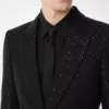 Leichte Bouclé-Jacke mit Pailletten Leichte Bouclé-Jacke mit Pailletten