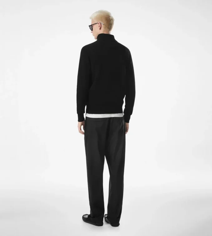 Leichte Hose aus fließendem Baumwoll-Seiden-Twill