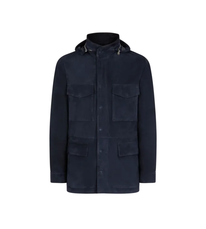 Leichte Wildleder-Feldjacke